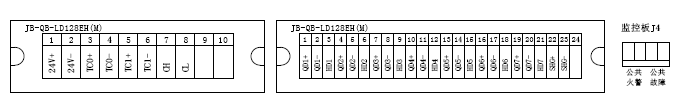 JB-QB-LD128EH(M)火災(zāi)報(bào)警控制器端子